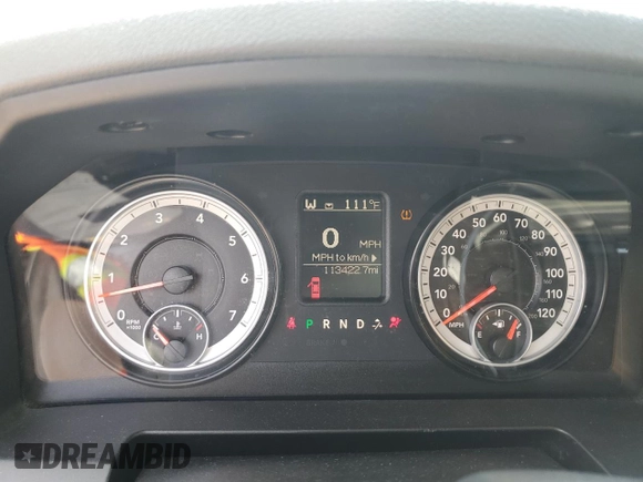 2014 Ram 1500 Tradesman z VIN 1C6RR7FT4ES196342, wystawiony jako Copart lot #61597235 z przebiegiem 113 422 mil mil oraz Szkoda całkowita • Salvage title. Historia ofert i sprzedaży dostępna na DreamBid. Obrazek 9.