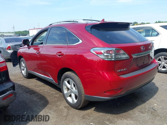2010 Lexus RX 350 with VIN 2T2BK1BA9AC073675, listed as a IAAI auction lot 42618881 with 61,543 mi miles and . Bid and sale history available at DreamBid. Image 3.