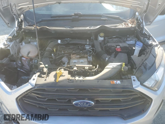 2021 Ford EcoSport S with VIN MAJ3S2FE4MC407593, listed as a Copart auction lot 47454615 with 26,309 mi miles and Salvage Title. Bid and sale history available at DreamBid. Image 12.