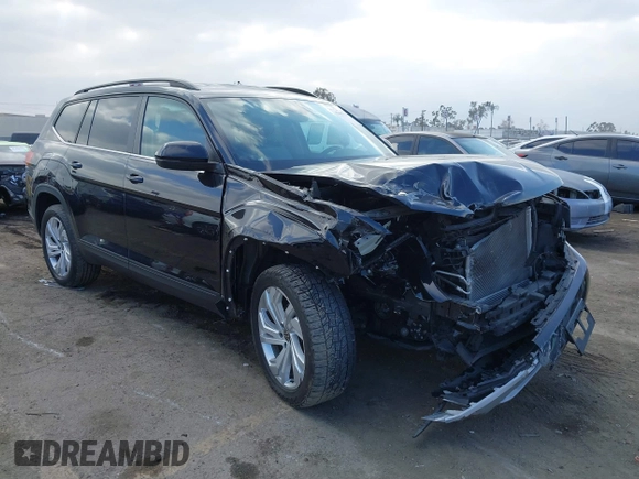 2021 Volkswagen Atlas SE z VIN 1V2WR2CAXMC558294, wystawiony jako IAAI lot #41447619 z przebiegiem 48 652 mil mil oraz . Historia ofert i sprzedaży dostępna na DreamBid. Obrazek 1.