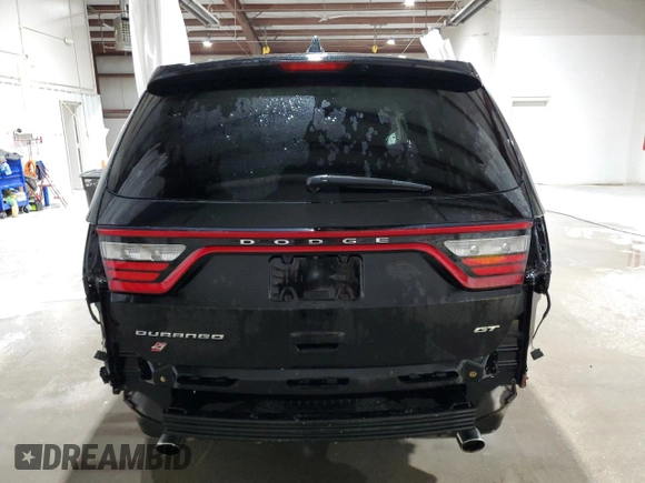 2018 Dodge Durango GT with VIN 1C4RDJDG1JC439538, listed as a Copart auction lot 54911485 with 95,829 mi miles and Salvage Title. Bid and sale history available at DreamBid. Image 6.