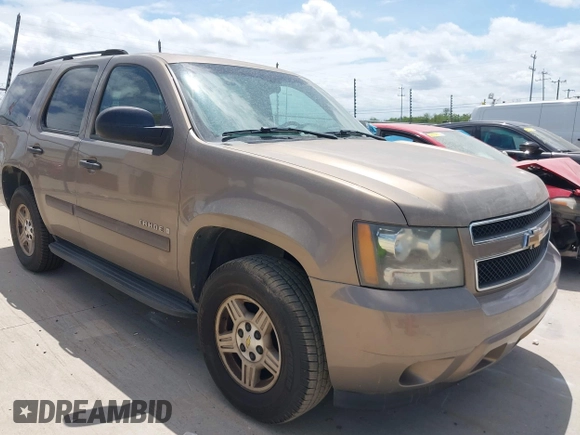 2007 Chevrolet Tahoe LTZ with VIN 1GNFC13007R232128, listed as a IAAI auction lot 42629224 with 253,508 mi miles and . Bid and sale history available at DreamBid. Image 1.