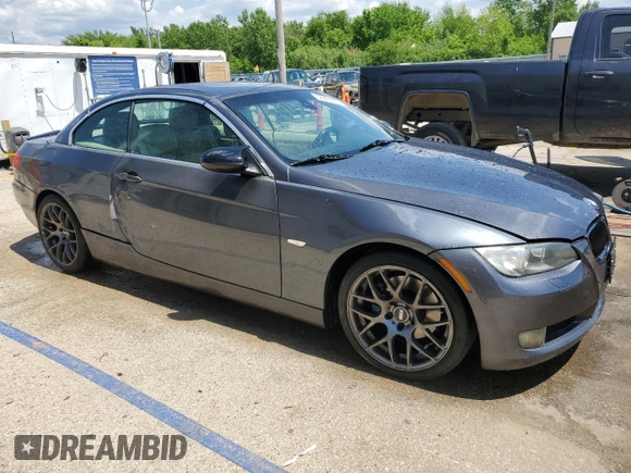 2007 BMW 3 Series 328i with VIN WBAWL13557PX14249, listed as a Copart auction lot 56940895 with 83,147 mi miles and Salvage title. Bid and sale history available at DreamBid. Image 4.