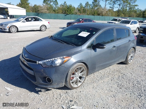 2016 Kia Forte 5-Door SX with VIN KNAFZ5A3XG5546255, listed as a IAAI auction lot 41839643 with 91,699 mi miles. Bid and sale history available at carsss.com. Image 17.