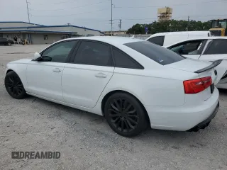 2013 Audi A6 Premium Plus with VIN WAUDFAFC0DN051723, listed as a Copart auction lot 57493605 with 74,881 mi miles and Salvage title. Bid and sale history available at DreamBid. Image 2.