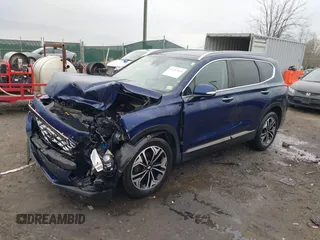 2020 Hyundai Santa Fe Limited with VIN 5NMS5CAA6LH276416, listed as a IAAI auction lot 41507669 with 54,887 mi miles. Bid and sale history available at carsss.com. Image 2.