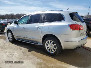 2015 Buick Enclave Leather with VIN 5GAKVBKD0FJ158638, listed as a Copart auction lot 46657995 with 76,015 mi miles and Salvage Title. Bid and sale history available at carsss.com. Image 2.