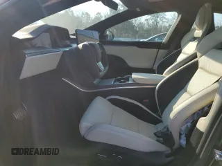 2024 Tesla Model S Plaid с VIN 5YJSA1E66RF544459, выставлен на аукционе Copart как лот 44743565 с пробегом Не указан миль и Списание • Salvage title. История ставок и продаж доступна на DreamBid. Изображение 7.