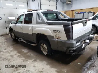 2002 Chevrolet Avalanche z VIN 3GNEK13T22G229264, wystawiony jako Copart lot #42013745 z przebiegiem 368 904 mil mil oraz Czysty tytuł • Clean title. Historia ofert i sprzedaży dostępna na DreamBid. Obrazek 2.