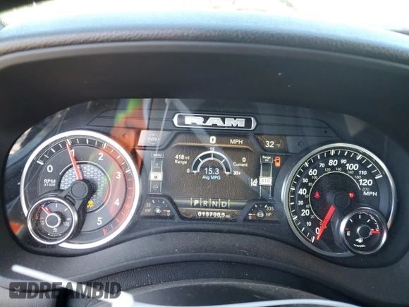 2024 Ram 3500 Tradesman with VIN 3C63R3CL7RG121120, listed as a Copart auction lot 80162904 with 15,700 mi miles and Salvage Title. Bid and sale history available at carsss.com. Image 9.