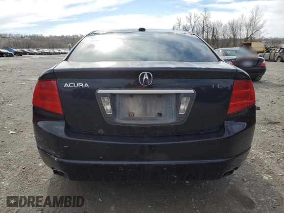 2004 Acura TL with VIN 19UUA66284A072995, listed as a Copart auction lot 50259975 with 229,155 mi miles and Salvage Title. Bid and sale history available at carsss.com. Image 6.
