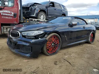 2019 BMW 8 Series M850i xDrive with VIN WBAFY4C52KBX39344, listed as a Copart auction lot 50695235 with 35,699 mi miles and Clean Title. Bid and sale history available at carsss.com. Image 1.