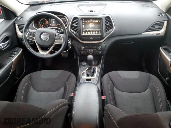 2017 Jeep Cherokee Latitude with VIN 1C4PJMCB8HW596595, listed as a Copart auction lot 51969565 with 118,665 mi miles and Salvage Title. Bid and sale history available at carsss.com. Image 8.