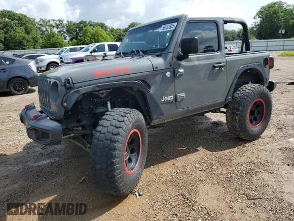 2021 Jeep Wrangler Sport with VIN 1C4GJXAN2MW523442, listed as a Copart auction lot 58253505 with 77,393 mi miles and Salvage title. Bid and sale history available at DreamBid. Image 1.