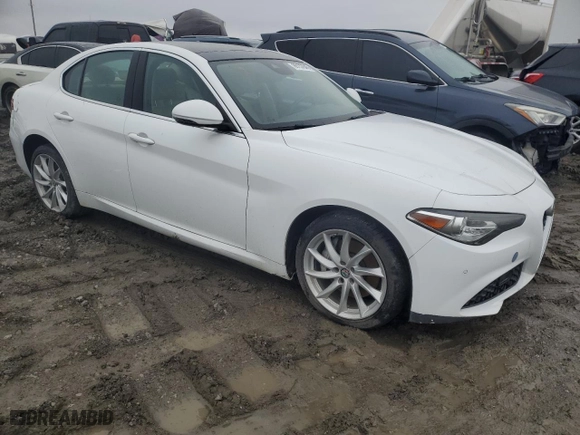 2017 Alfa Romeo Giulia Ti with VIN ZARFAEEN7H7537997, listed as a Copart auction lot 89137045 with 74,502 mi miles and Clean Title. Bid and sale history available at carsss.com. Image 4.