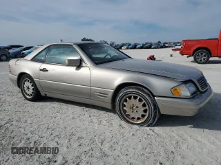 1997 Mercedes-Benz SL-Class with VIN WDBFA67F4VF149227, listed as a Copart auction lot 42790075 with 0 mi miles and Salvage Title. Bid and sale history available at carsss.com. Image 4.