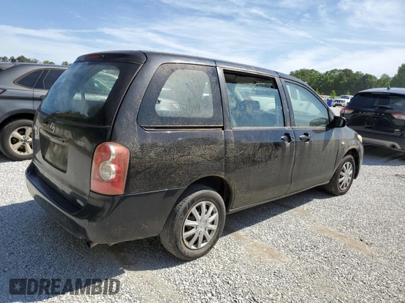 2005 Mazda MPV LX with VIN JM3LW28A750550217, listed as a Copart auction lot 56734624 with 309,062 mi miles and Non Repairable. Bid and sale history available at carsss.com. Image 3.