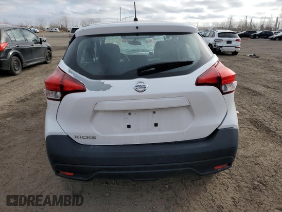 2019 Nissan Kicks S with VIN 3N1CP5CU8KL505538, listed as a Copart auction lot 80825934 with 88,022 mi miles and Salvage Title. Bid and sale history available at DreamBid. Image 6.