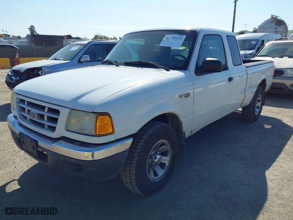 2002 Ford Ranger XL with VIN 1FTYR14U52PA80935, listed as a IAAI auction lot 41775133 with 165,286 mi miles. Bid and sale history available at carsss.com. Image 2.