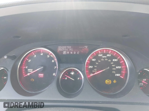 2009 GMC Acadia SLT2 with VIN 1GKEV33D89J154006, listed as a IAAI auction lot 41889276 with 202,516 mi miles. Bid and sale history available at carsss.com. Image 7.
