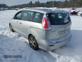 2008 Mazda 5 Grand Touring z VIN JM1CR29L080317641, wystawiony jako IAAI lot #41479115 z przebiegiem 210 431 mil mil oraz . Historia ofert i sprzedaży dostępna na DreamBid. Obrazek 3.