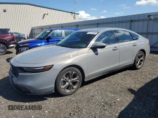 2025 Honda Accord EX-L with VIN 1HGCY2F61SA039210, listed as a Copart auction lot 55132285 with 1,977 mi miles and Salvage title. Bid and sale history available at DreamBid. Image 1.