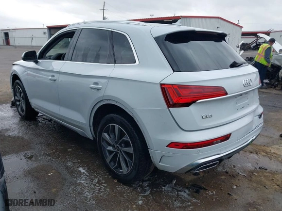 2023 Audi Q5 S line Premium Plus with VIN WA1EAAFY6P2030702, listed as a IAAI auction lot 41691330 with 14,339 mi miles. Bid and sale history available at carsss.com. Image 3.