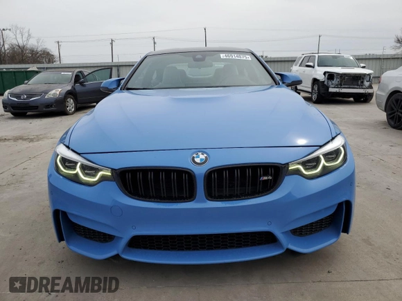 2018 BMW M4 z VIN WBS4Y9C5XJAC86825, wystawiony jako Copart lot #46914075 z przebiegiem 80 257 mil mil oraz Szkoda całkowita • Salvage title. Historia ofert i sprzedaży dostępna na DreamBid. Obrazek 5.