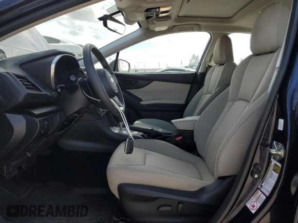 2020 Subaru Impreza Premium with VIN 4S3GTAD64L3704621, listed as a Copart auction lot 56699345 with 27,416 mi miles and Salvage title. Bid and sale history available at DreamBid. Image 7.