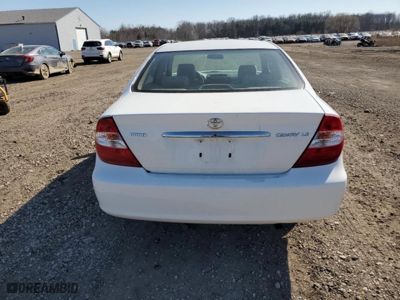 2004 Toyota Camry LE with VIN 4T1BE32K14U303776, listed as a Copart auction lot 49121985 with 50,282 mi miles and Salvage Title. Bid and sale history available at carsss.com. Image 6.
