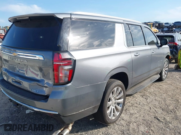 2022 Chevrolet Suburban Premier with VIN 1GNSKFKD2NR138333, listed as a IAAI auction lot 41911336 with 78,003 mi miles. Bid and sale history available at carsss.com. Image 4.
