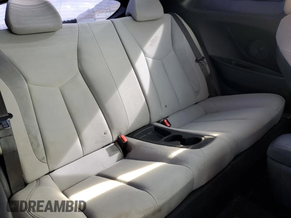 2012 Hyundai Veloster w/Gray Int with VIN KMHTC6ADXCU066489, listed as a Copart auction lot 60538585 with 161,917 mi miles and Salvage title. Bid and sale history available at DreamBid. Image 11.