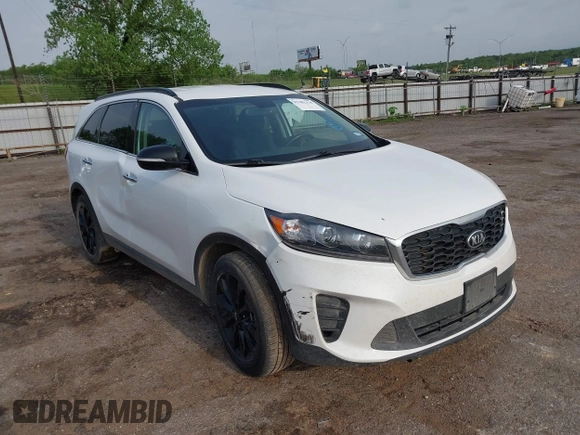 2019 Kia Sorento S V6 with VIN 5XYPG4A56KG601177, listed as a IAAI auction lot 41282318 with 132,373 mi miles. Bid and sale history available at carsss.com. Image 1.