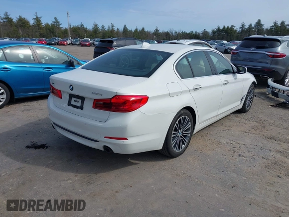 2018 BMW 5 Series 530i xDrive with VIN WBAJA7C53JWA73427, listed as a IAAI auction lot 41906763 with 44,774 mi miles. Bid and sale history available at carsss.com. Image 4.