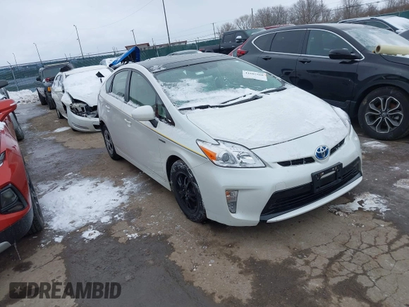 2013 Toyota Prius One with VIN JTDKN3DU1D5617151, listed as a IAAI auction lot 41602568 with 86,318 mi miles. Bid and sale history available at carsss.com. Image 1.