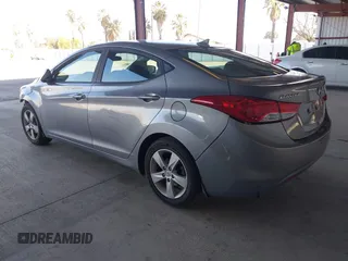 2012 Hyundai Elantra Limited with VIN KMHDH4AE2CU351643, listed as a IAAI auction lot 41433395 with 53,334 mi miles. Bid and sale history available at carsss.com. Image 3.