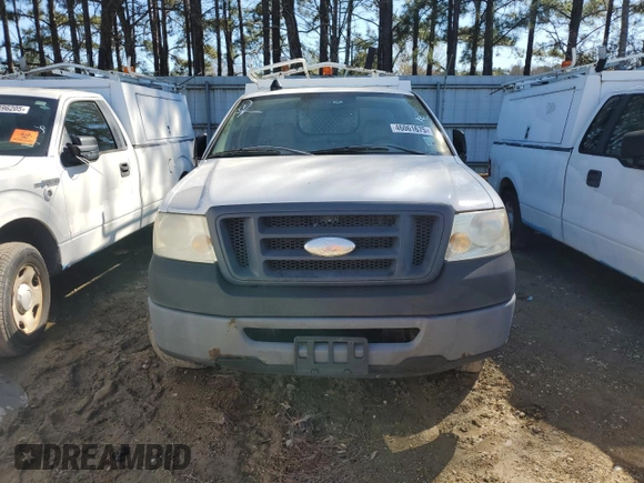 2008 Ford F-150 XL with VIN 1FTRF12288KB95002, listed as a Copart auction lot 46061675 with 125,644 mi miles and Clean Title. Bid and sale history available at carsss.com. Image 5.