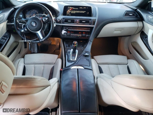 2016 BMW 6 Series 640i xDrive with VIN WBA6D2C5XGGT65673, listed as a Copart auction lot 83293484 with 106,809 mi miles and Salvage Title. Bid and sale history available at carsss.com. Image 8.
