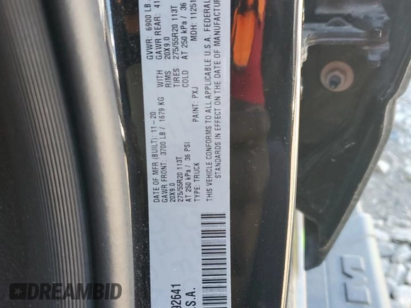 2021 Ram 1500 Big Horn с VIN 1C6RREFT9MN592641, выставлен на аукционе Copart как лот 48671085 с пробегом 94 692 миль миль и Списание • Salvage title. История ставок и продаж доступна на DreamBid. Изображение 12.