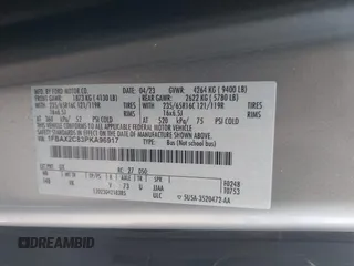 2023 Ford Transit Passenger XL с VIN 1FBAX2C83PKA96917, выставлен на аукционе IAAI как лот 42268308 с пробегом 36 479 миль миль и . История ставок и продаж доступна на DreamBid. Изображение 9.