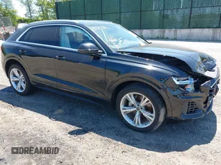 2022 Audi Q8 Premium with VIN WA1AVBF13ND024823, listed as a IAAI auction lot 42263184 with 38,245 mi miles and . Bid and sale history available at DreamBid. Image 1.