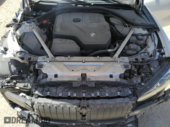 2024 BMW 4 Series 430i with VIN WBA63AV09RFR61736, listed as a Copart auction lot 52798015 with 45,705 mi miles and Salvage title. Bid and sale history available at DreamBid. Image 11.