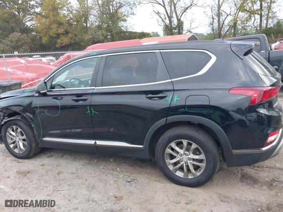 2019 Hyundai Santa Fe SE with VIN 5NMS23AD3KH064655, listed as a IAAI auction lot 40780952 with 116,400 mi miles. Bid and sale history available at carsss.com. Image 14.