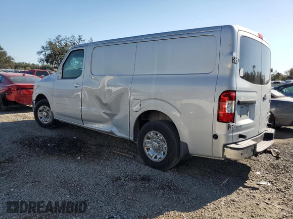 2015 Nissan NV SV with VIN 1N6AF0KY7FN801555, listed as a Copart auction lot 85541884 with 105,056 mi miles and Salvage Title. Bid and sale history available at carsss.com. Image 2.