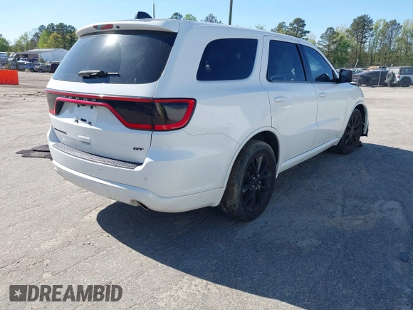 2017 Dodge Durango GT with VIN 1C4RDHDG5HC906401, listed as a IAAI auction lot 42052685 with 123,552 mi miles and . Bid and sale history available at DreamBid. Image 4.