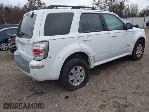 2008 Mercury Mariner with VIN 4M2CU81168KJ42757, listed as a IAAI auction lot 41257720 with Not provided miles and . Bid and sale history available at DreamBid. Image 4.