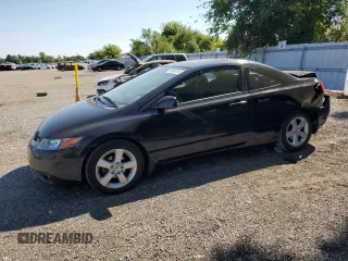 2006 Honda Civic Cpe EX with VIN 2HGFG12896H004066, listed as a Copart auction lot 69800184 with 266,610 mi miles and Salvage Title. Bid and sale history available at carsss.com. Image 1.
