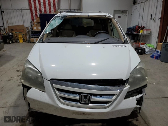 2005 Honda Odyssey Touring с VIN 5FNRL38855B129757, выставлен на аукционе Copart как лот 42546145 с пробегом 275 044 миль миль и Чистый • Clean title. История ставок и продаж доступна на DreamBid. Изображение 5.