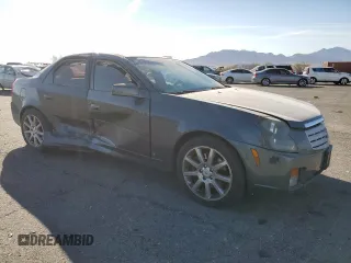 2007 Cadillac CTS with VIN 1G6DP577970193033, listed as a Copart auction lot 75684544 with 0 mi miles and Salvage Title. Bid and sale history available at carsss.com. Image 4.