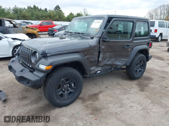 2022 Jeep Wrangler Willys Sport with VIN 1C4GJXAN8NW223101, listed as a IAAI auction lot 42145620 with 42,831 mi miles and . Bid and sale history available at DreamBid. Image 18.